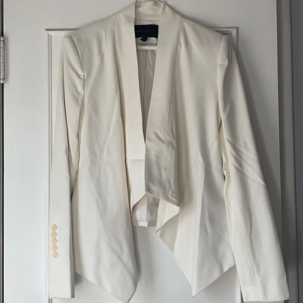 White BCBG blazer